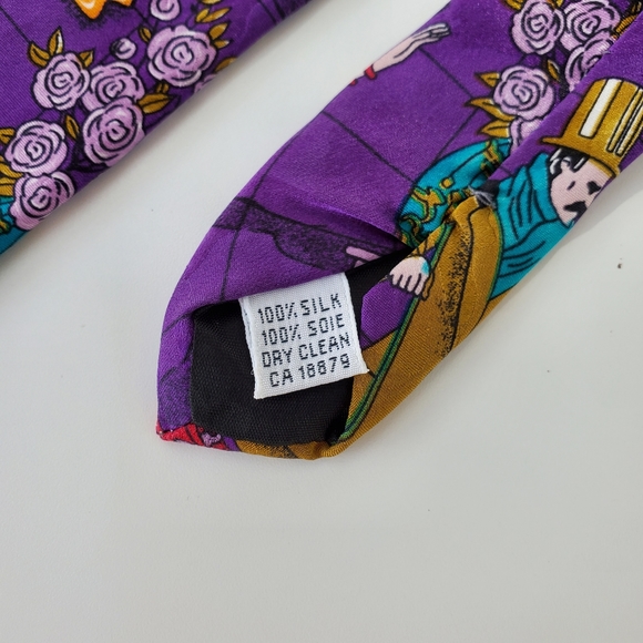 Vintage Looney Tunes tie 100% SILK - Picture 4 of 4
